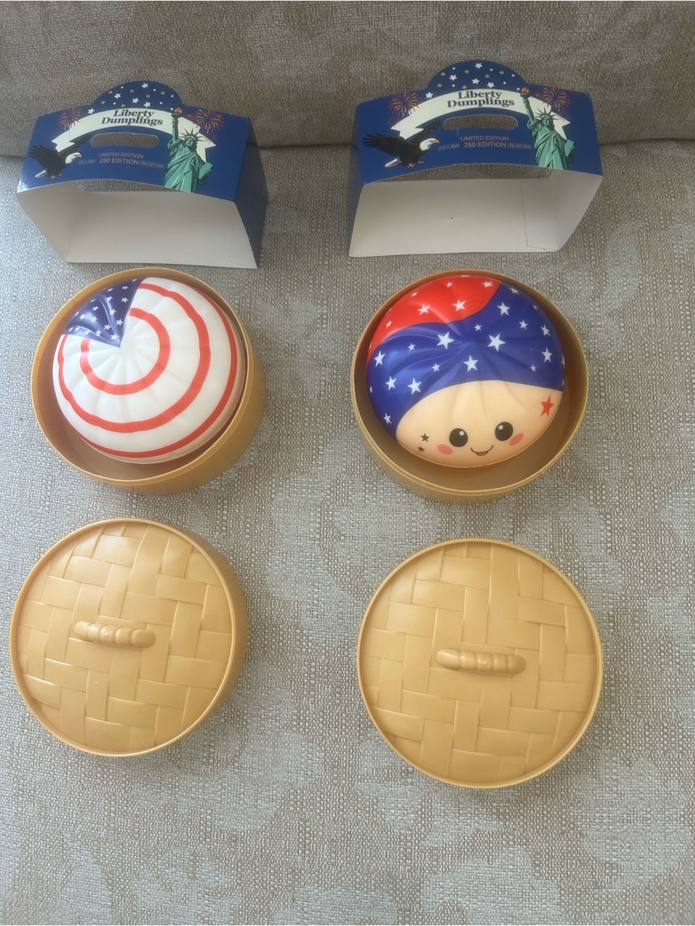 Liberty Dumplings Patriotic Squishy Set - Stars & Stripes